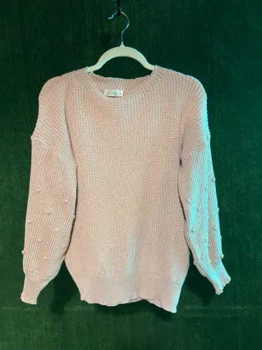Blusa de Tricô Feminina Patchwork | Tam. G | Confortável e Elegante