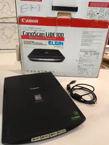 Scanner de Mesa Canon CanoScan LiDE 100 - Usado (No Estado / Funcionando)