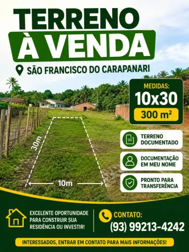 Lote são Francisco do carapanari