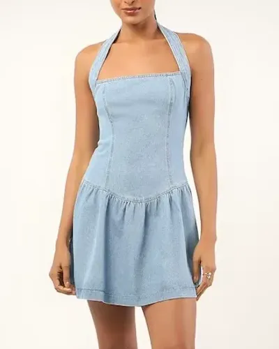 TAM GG - Vestido Jeans Pool Jeans Frente Única Riachuelo