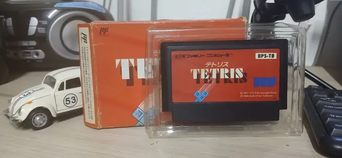 Jogo Tetris Original (Nintendinho / NES) - Na Caixa com Berço