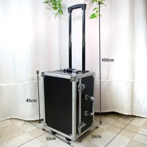 Hard Case Baú para equipamentos, com Rodas E Alça Telescópica (Usado/estado de novo!)