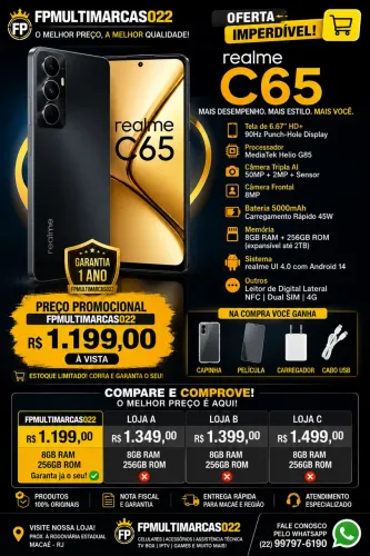 Realme c65 256gb 