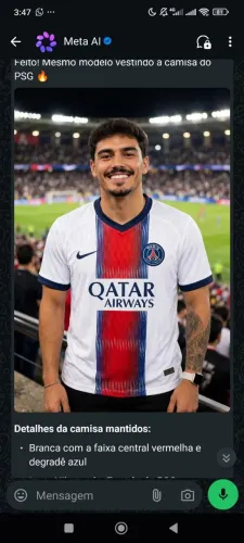 Camisa do PSG Branca 26/27
