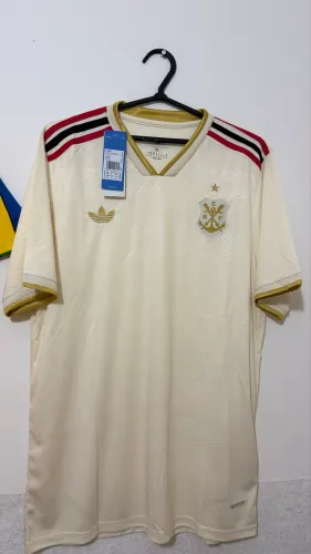 Camisa Flamengo GG Bege Adidas Modelo 3 2025/26