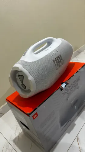 JBL Boombox 4 Branca Original - NOVA