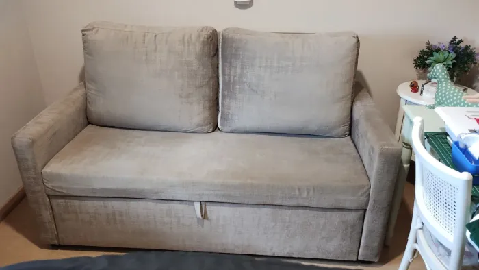 Sofá cama retrátil e reclinável 