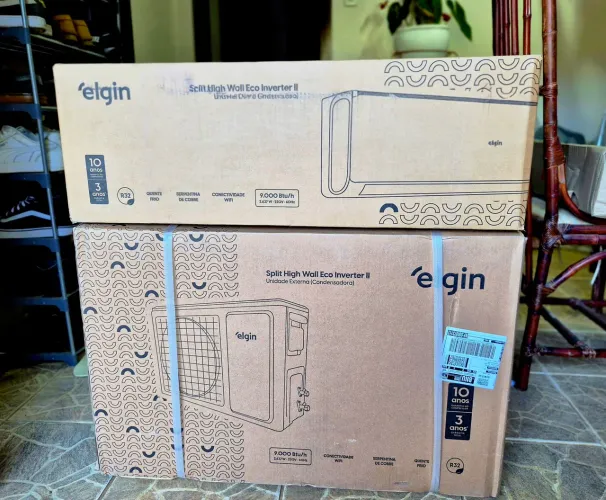 Ar-condicionado NOVO Elgin Eco II Inverter 9.000 Btus Quente e Frio 220V