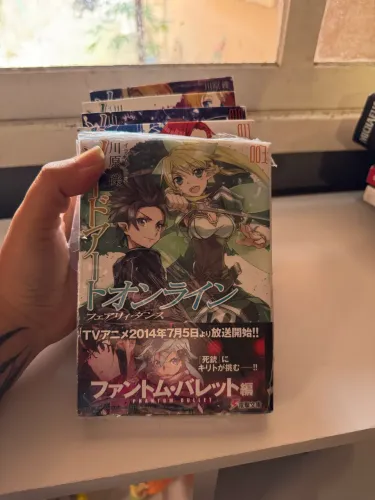Light Novel japonês Sword Art On-line Fairy Dance incompleto