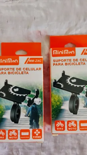Suporte de celular em alumínio ajustável para moto e bike MM-ZXC