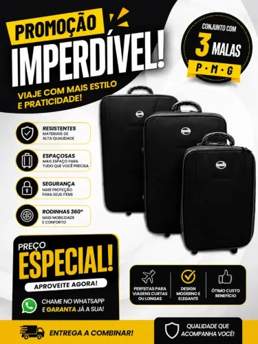 Mala de viagem novas
