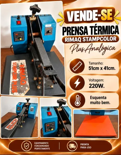 Prensa Térmica Rimaq Stampcolor Plus