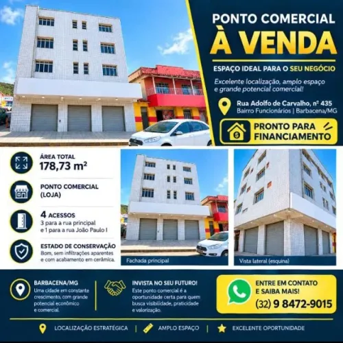 Ponto Comercial ótima localização
