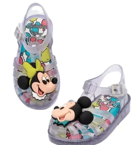 Sandalia Mini Melissa Possession Disney Mickey & Minnie