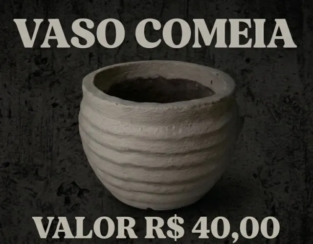 VASOS DE CIMENTO PARA SEU QUINTAL E JARDIM  