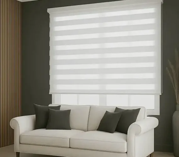 Persiana Double Vision Branca 170x140cm