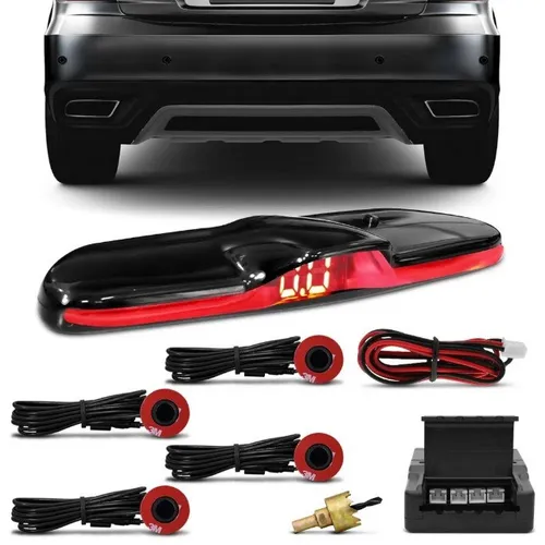 Sensor Estacionamento Novo Modelo Kx3 - Preto / Prata / Branco / Vermelho