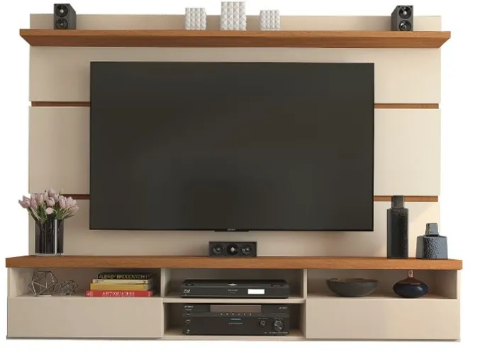 Novo Dinamarca painel de 1.80m + Suporte TV Brinde = pronta entrega
