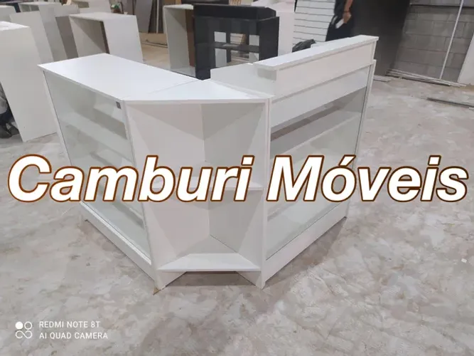 BALCÃO CAIXA VITRINE EXPOSITOR - NOVO - ENTREGA RÁPIDA