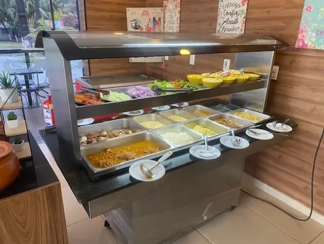 Buffet térmico - self service - marca polar conjugado quente + refrigerado