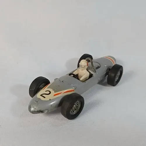 Brinquedo Antigo de Corrida - Ferrari F1 Cinza - Solido Brasil