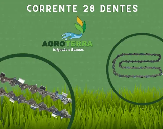 Corrente Para Motosserra 28 Dentes 