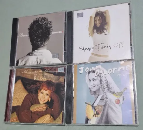 CDs - Eurythmics. Shania Twain, Reba e Joan osborne