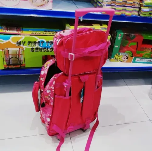 Mochila Com Rodinha Kit 3pçs Minie Da22259 Promoç Dy