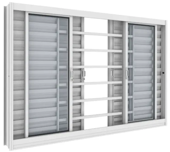 veneziana 6 folhas horizontal- vitrolar 1.5 x 1.0