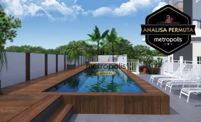 Apartamento à venda, 59 m² por R$ 515.001,00 - Jardim - Santo André/SP