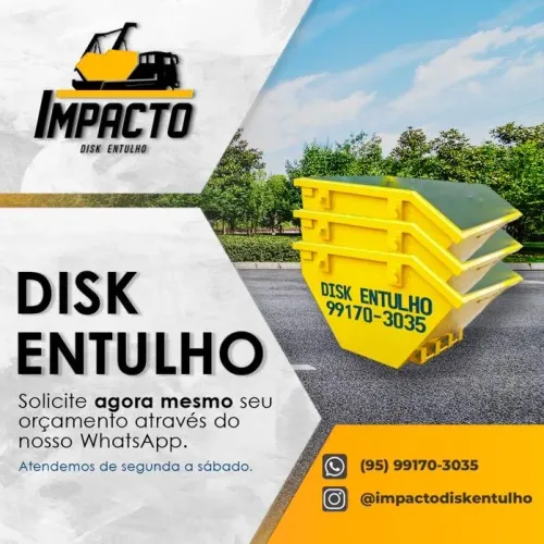 DISK ENTULHO ALUGUEL DE CAÇAMBAS