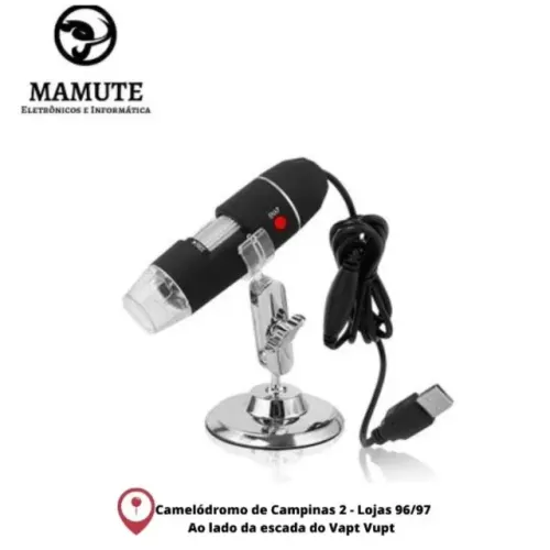 Microscópio Digital Usb 1000X Câmera 8 Leds Kp-8012 Knup