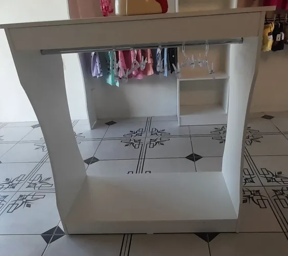 Balcão de Loja em MDF Branco - Novo!