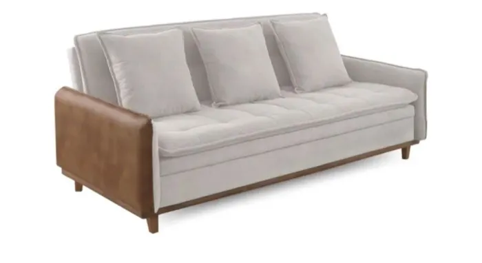 Sofá Cama 3 lugares - Novo