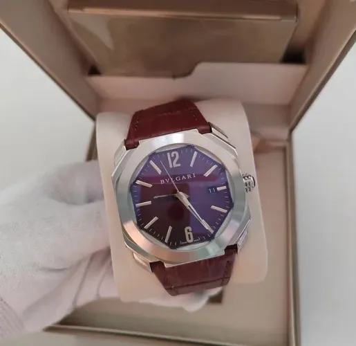 Relógio Bvlgari Octo Marrom