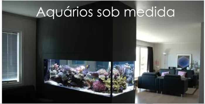 Aquário Sob medida para  Água Doce ou Marinho - Informe as medidas desejadas e o seu CEP