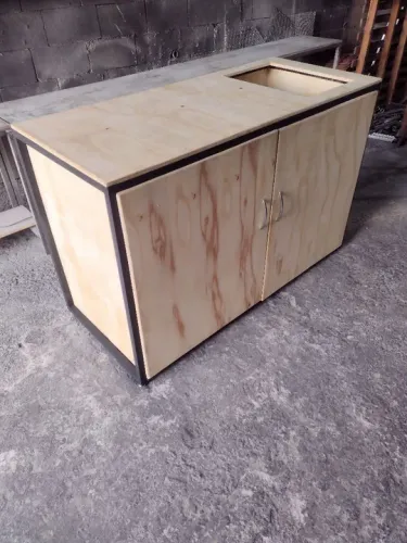 Armário balcão para cooktop