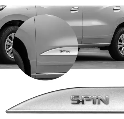 Jogo Friso Lateral Spin 2024 2025 Esc. Cromada Prata Shark