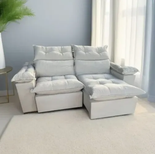 Sofá Retrátil e Reclinável Imperial 2m. Produto Novo. Pronta Entrega.