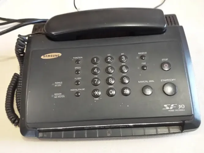Aparelho de fax/telefone marca Samsung FS30