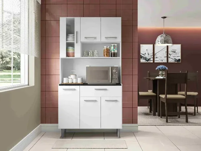 Promoção! Cozinha Carol Branco Até 12x - Frete Grátis 