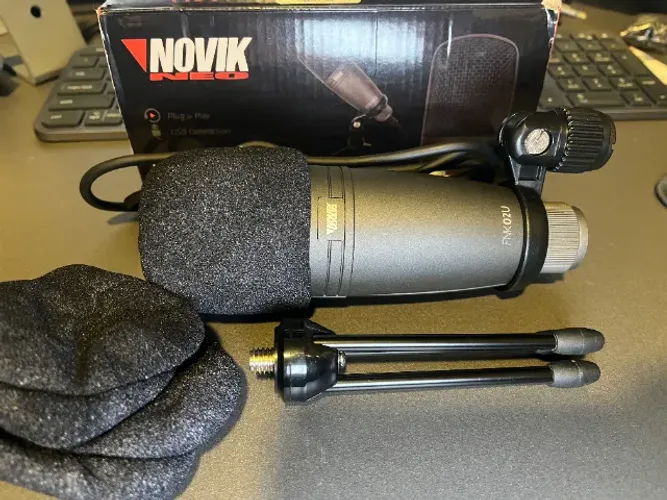 Microfone Novik Neo FNK-02U Condensador USB (Praticamente Nunca Usado)