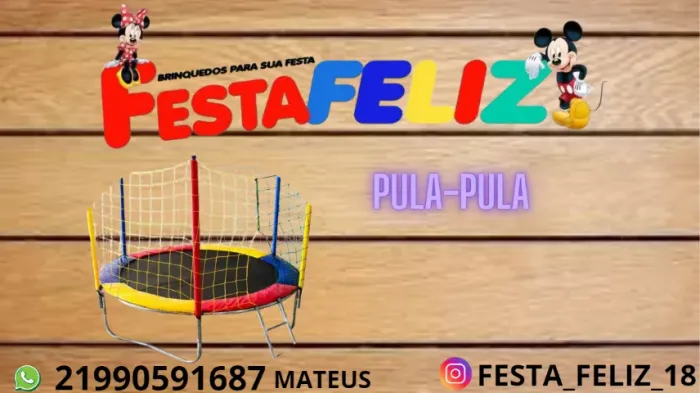 LOCAÇÃO DE CAMA ELASTICA