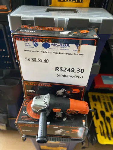 Esmerilhadeira Angular 4.1/2'' 820W Black+Decker G720 *220V*