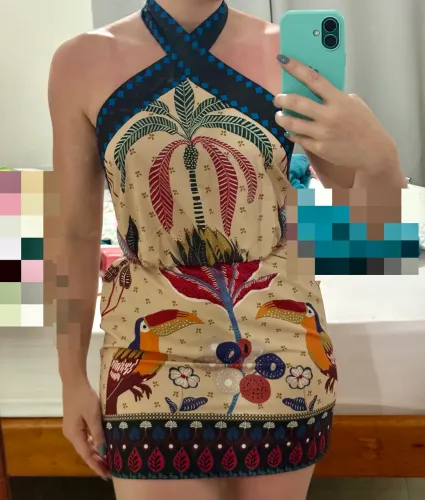 Vestido frente única