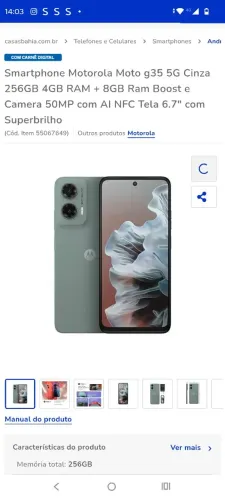 Motorola moto g 35 5g 256GB