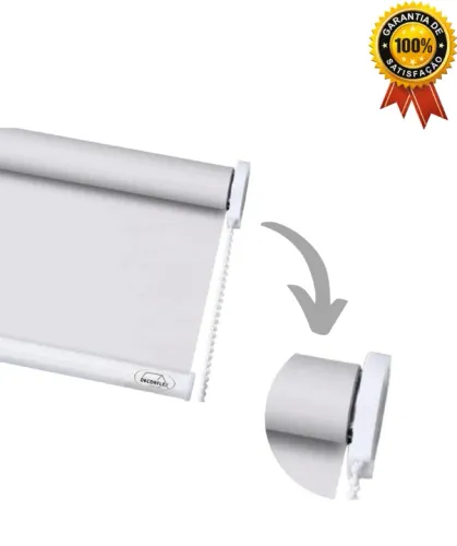 Persiana de rolo Elegance Premium Branca 1,16 x 1,35