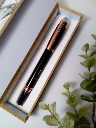 Caneta Esferográfica Luxo com Estojo