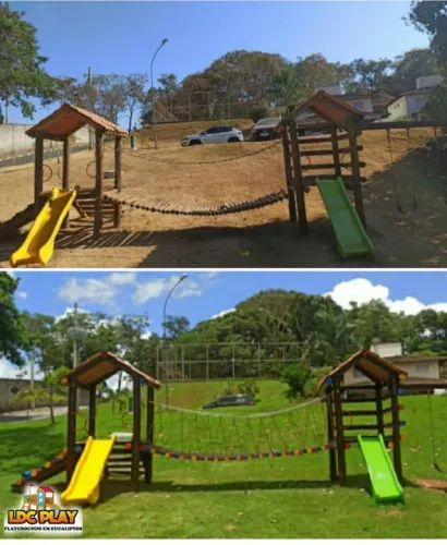 Reforma de Brinquedos parquinho playground 
