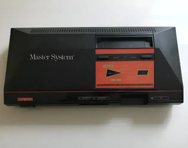 Master System Mod Rgb Scart/ Video Componente E Ntsc Preto/vermelho 